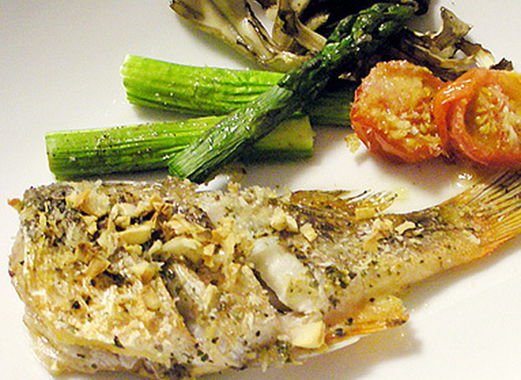 めばるの香草オーブン焼き