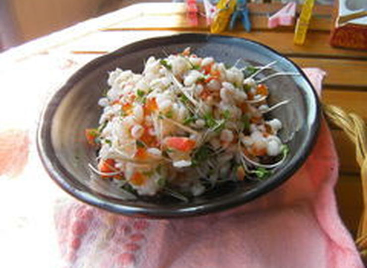 麦ごはん おろし和え