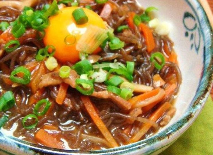 糸こんでなんちゃってすき焼き風