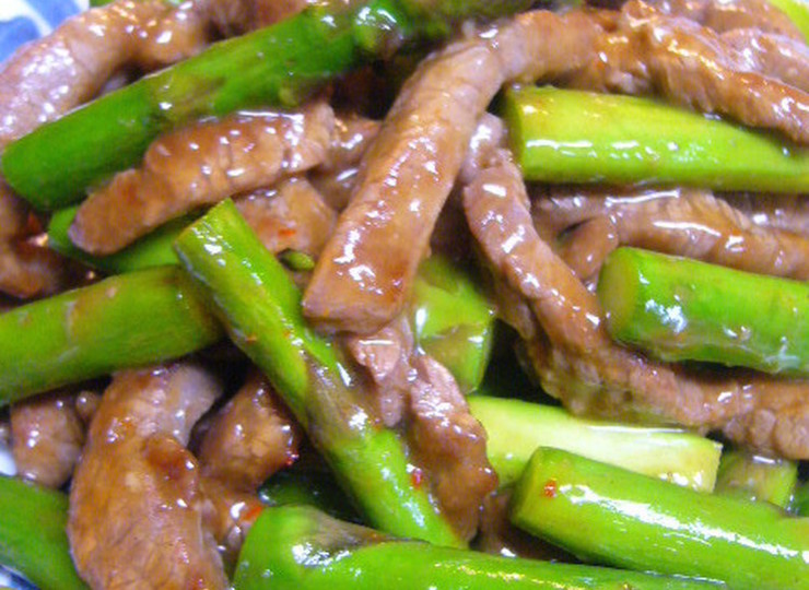 簡単 牛肉とアスパラの中華炒め