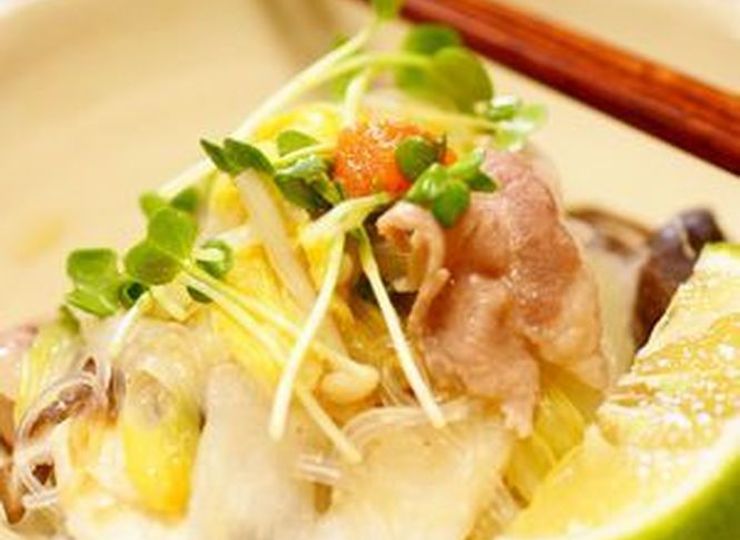 あったか 白菜と春雨の重ね蒸し