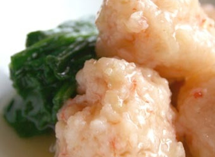 ぷりっぷりのえび団子 和風あん