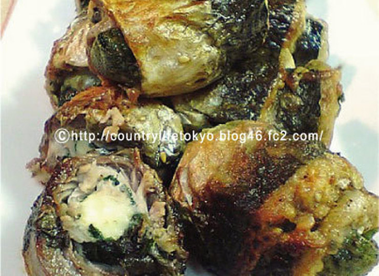 とろーり イワシのチーズ巻き焼き