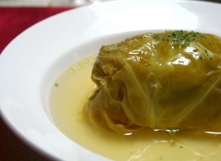 マッシュルーム入りロールキャベツ