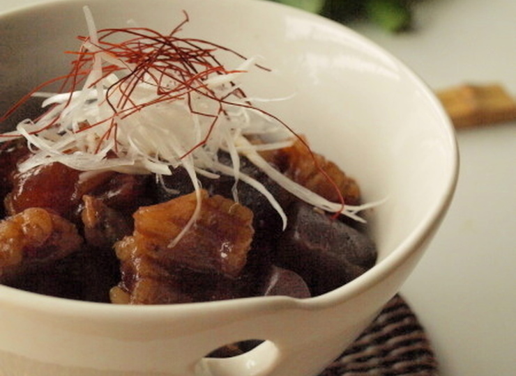 スタミナ ピリ辛 牛スジ煮込み