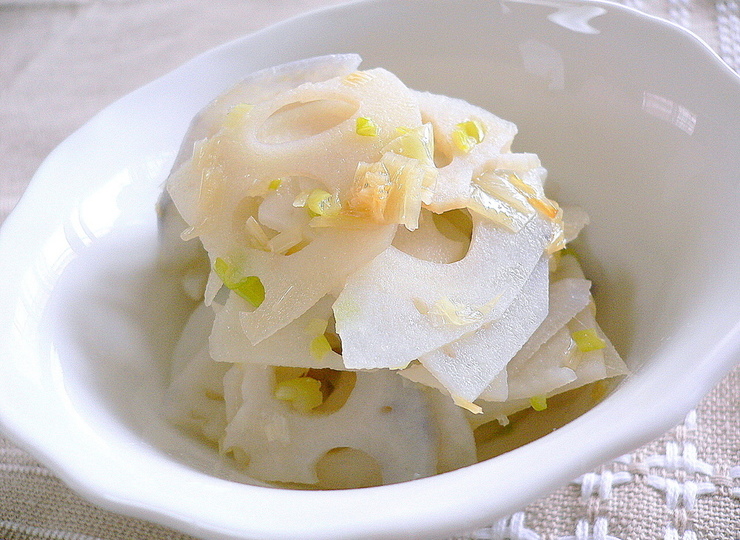 シャキシャキ ねぎ塩れんこん