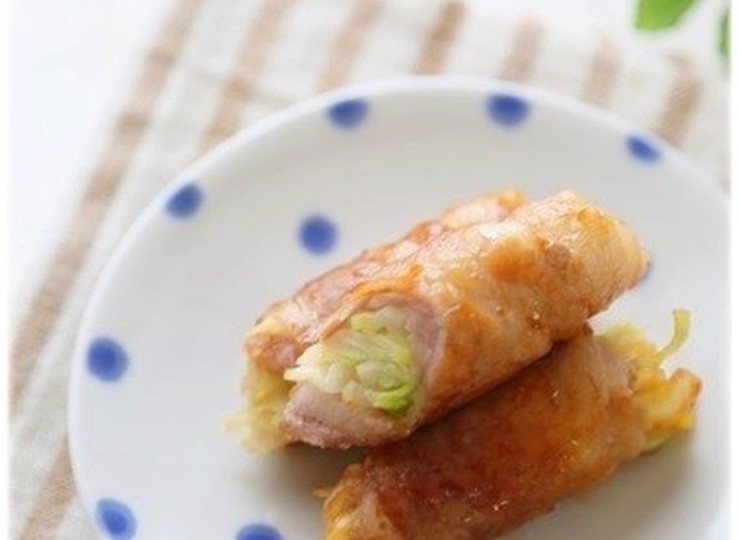 お好み焼き風 キャベツ肉巻き