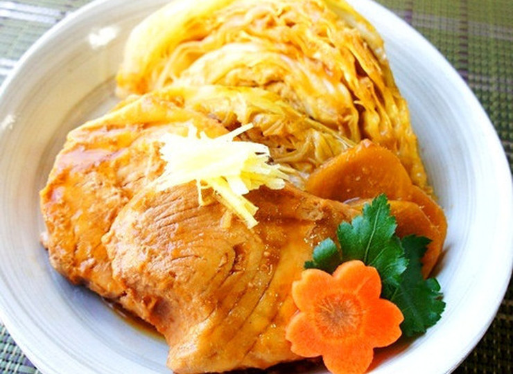 春キャベツ 簡単 煮魚のキャベツ添え