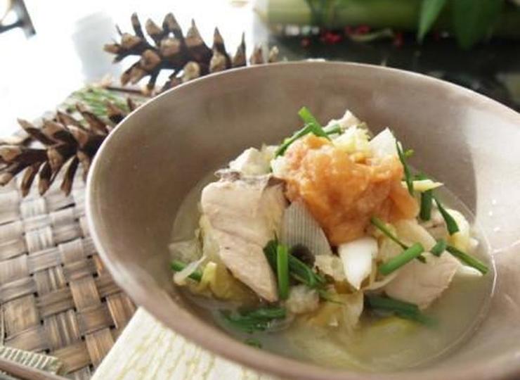 さっぱり鰤の梅みぞれ煮