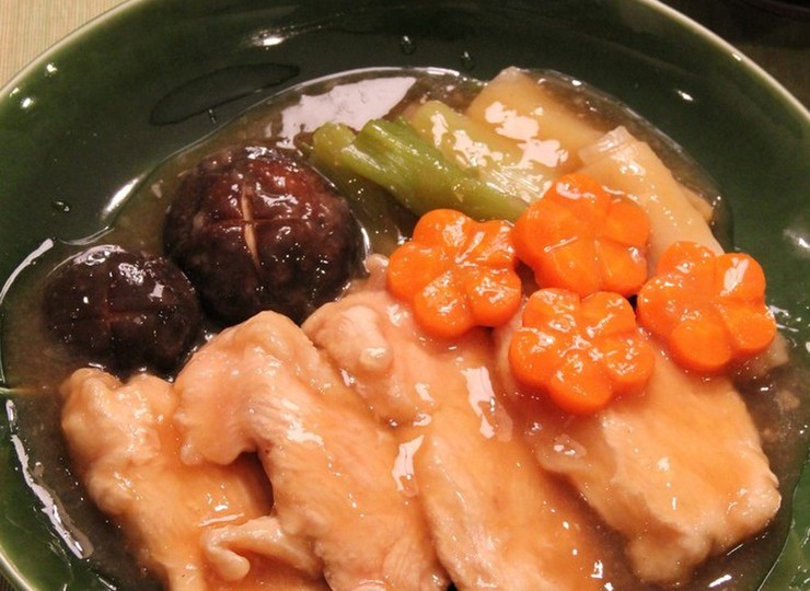 驚きのやわらかさ 鶏むね肉で治部煮