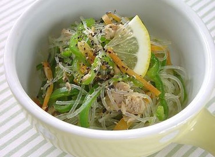 お弁当にも 春雨のレモンペッパー風味