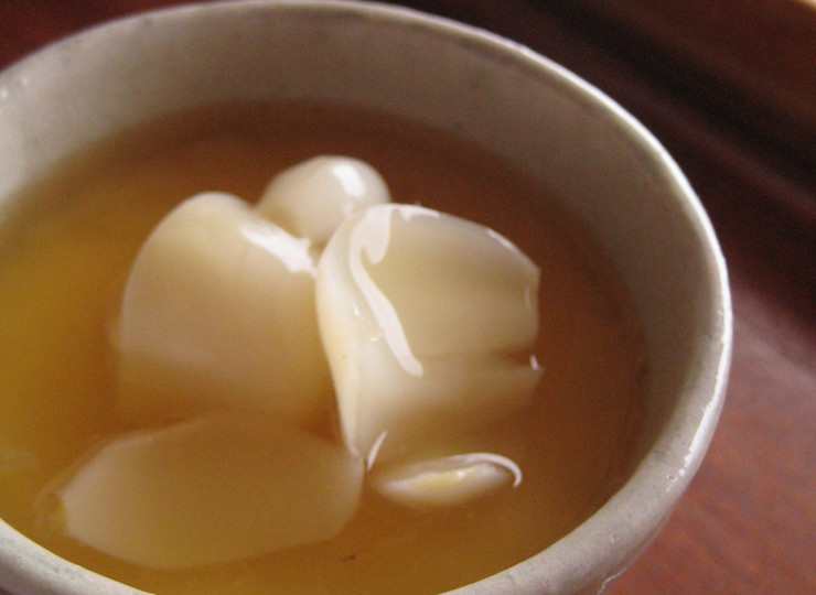 ゆり根あんのみぞれ蒸し