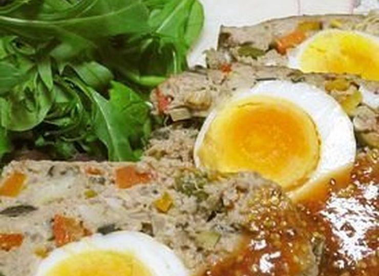 野菜ときのこたっぷり ミートローフ