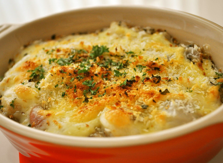 里いものチーズグラタン