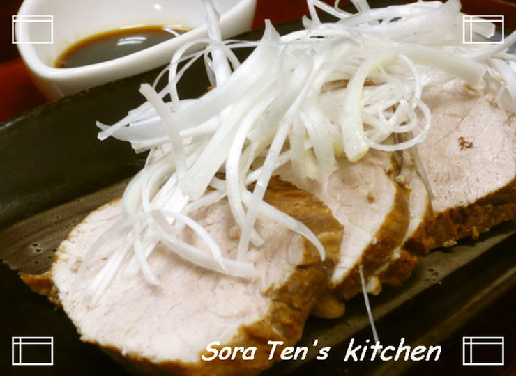 煮るだけ 紅茶煮豚 ゆずダレで