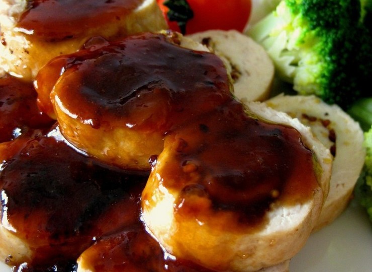 ひとくちチキンロールステーキ