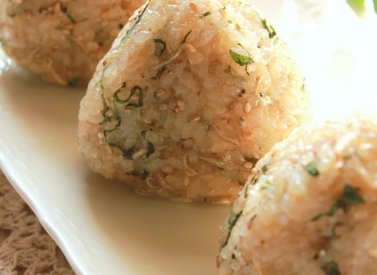 大葉が香る 焼きおにぎり