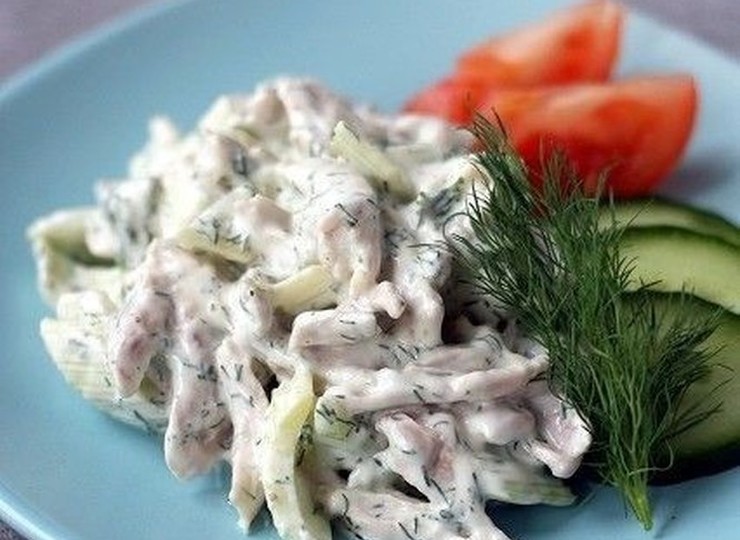 チキンとセロリのディルサラダ