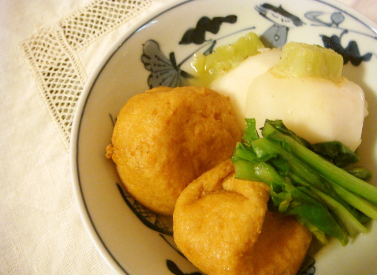 定番おかず　かぶとがんもの煮物