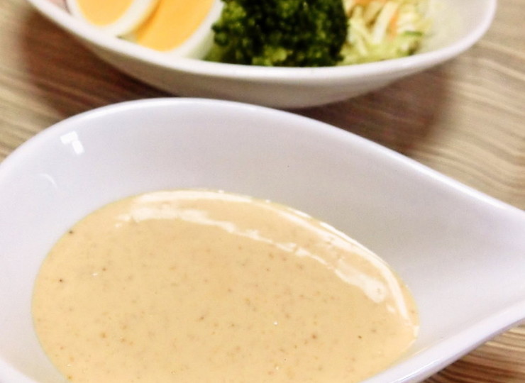 簡単 ポン酢で自家製ゴマドレッシング