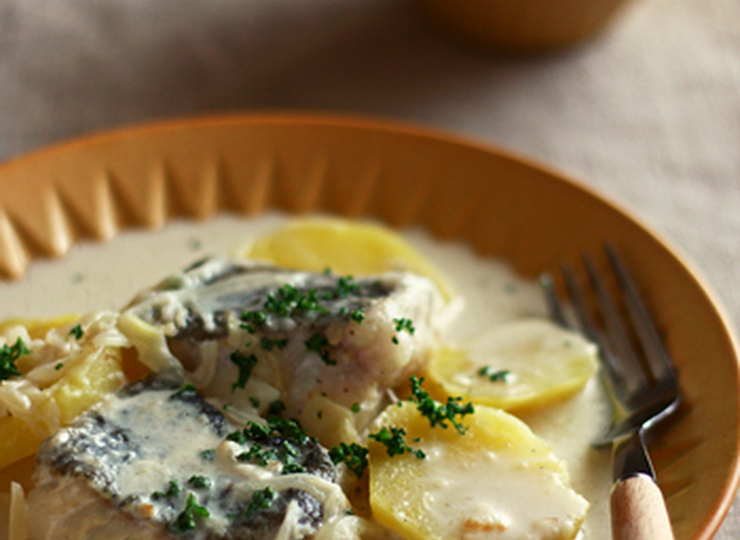 たらとじゃがいものミルク煮