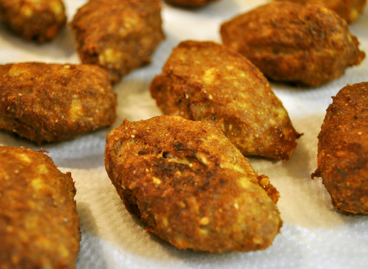 簡単でヘルシー サバ缶と豆腐の落とし揚げ