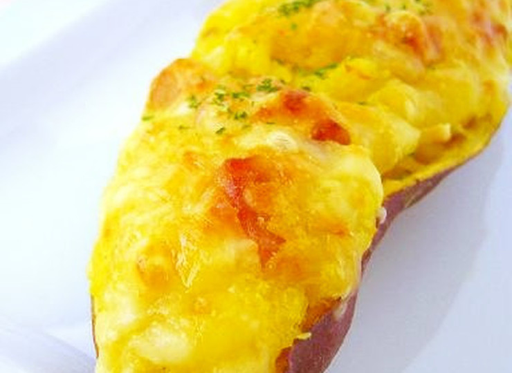 さつまいものほくほくグラタン