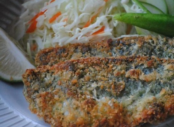 鯵のフライ あおさとチーズ風味