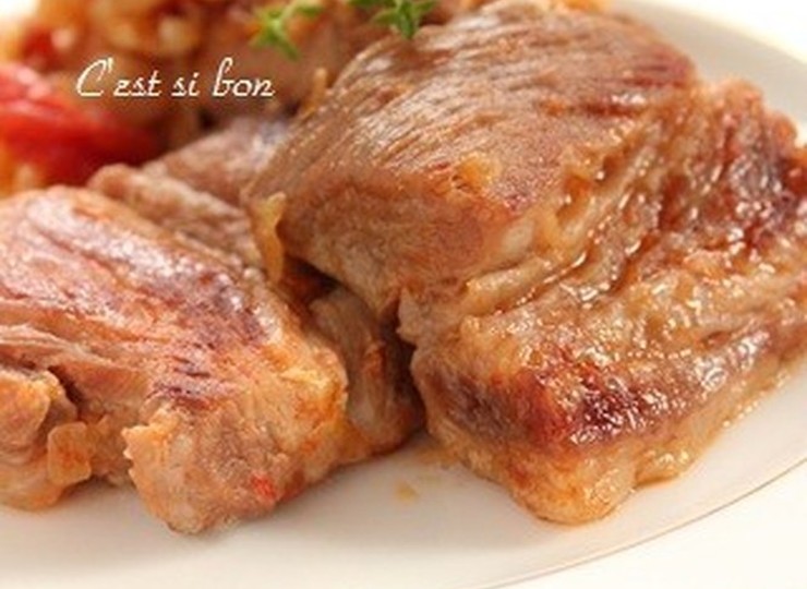 塩麹で豚肉とキャベツの煮込み