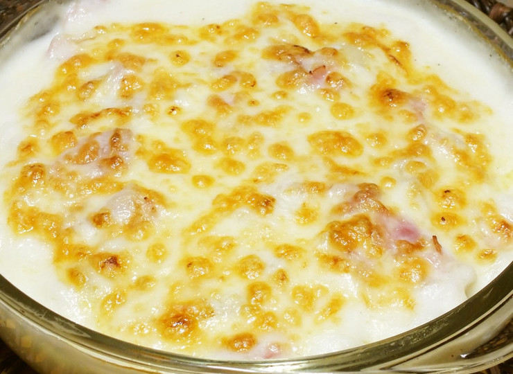ポテトとベーコンのグラタン