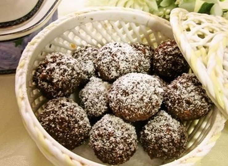 お手軽 高野豆腐のココアボール