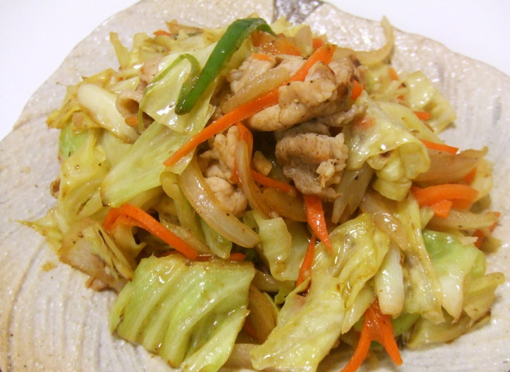 塩麹 簡単野菜炒め
