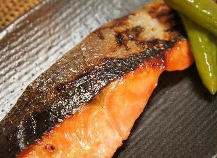 柚子胡椒香る鮭の塩麹焼き