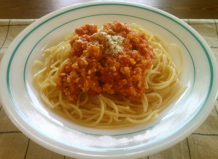 ヘルシー ミートスパゲッティ