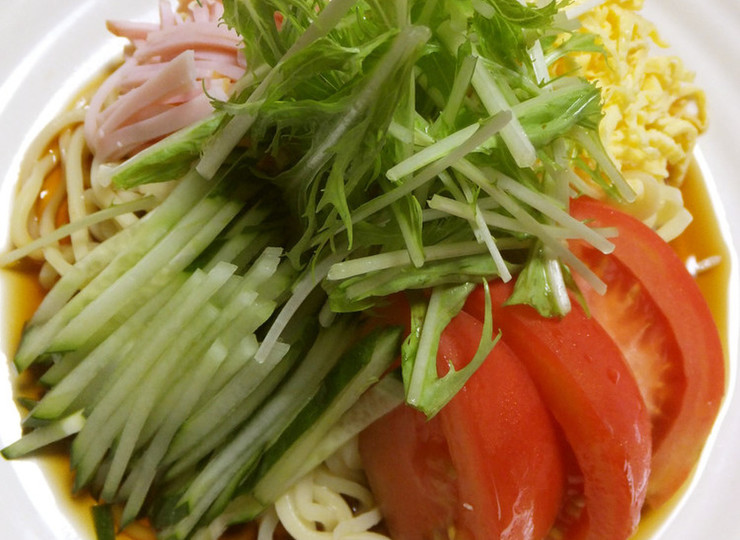 定番の冷やし中華