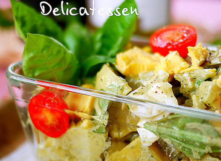 デリ風 バジルソースでポテトサラダ