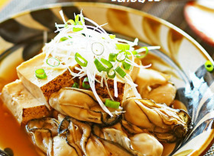 カキと焼き豆腐の炊いたん