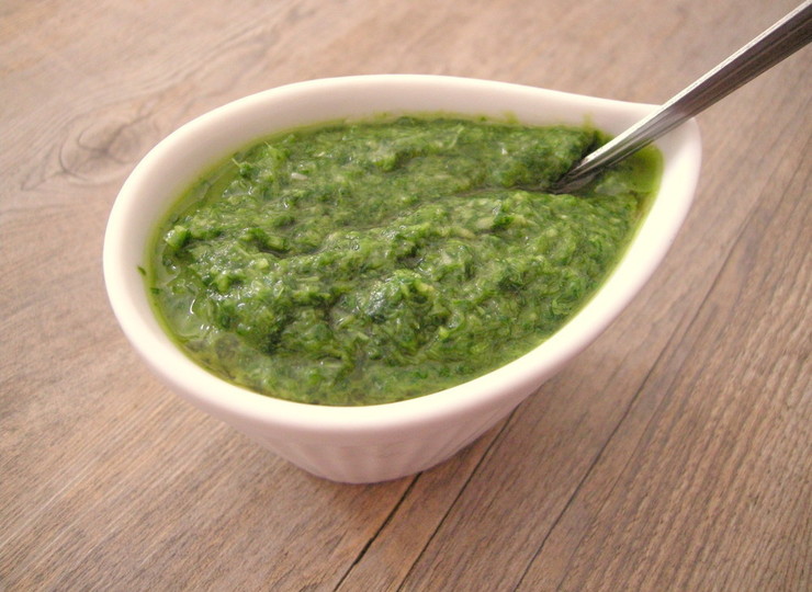 香菜とごま油のタレ