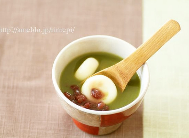 米粉白玉抹茶ぜんざい