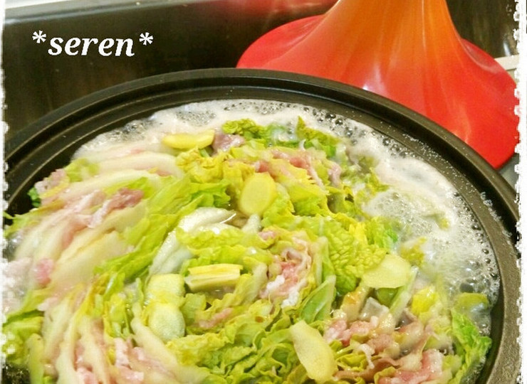 豚肉と白菜のミルフィーユ鍋