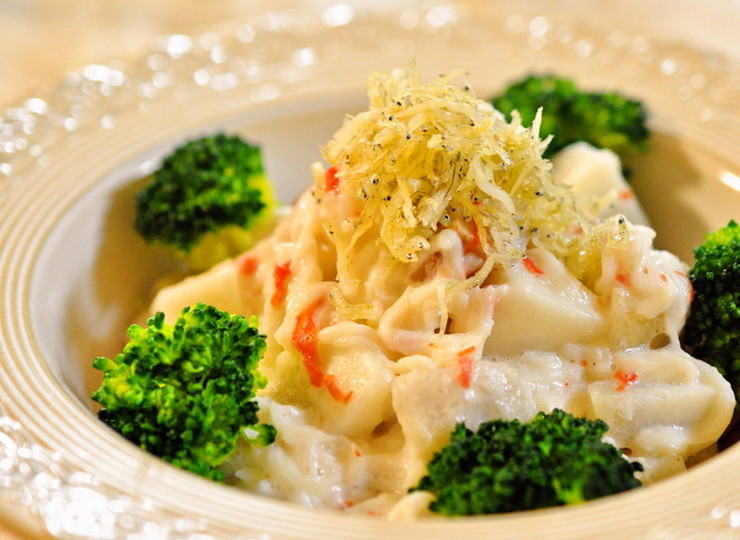 里いものホットミルクサラダ