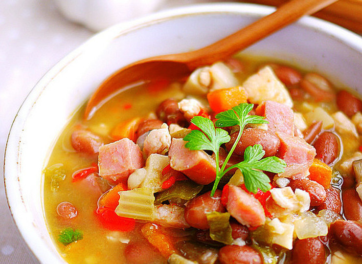 食べるスープ 金時豆の洋風煮