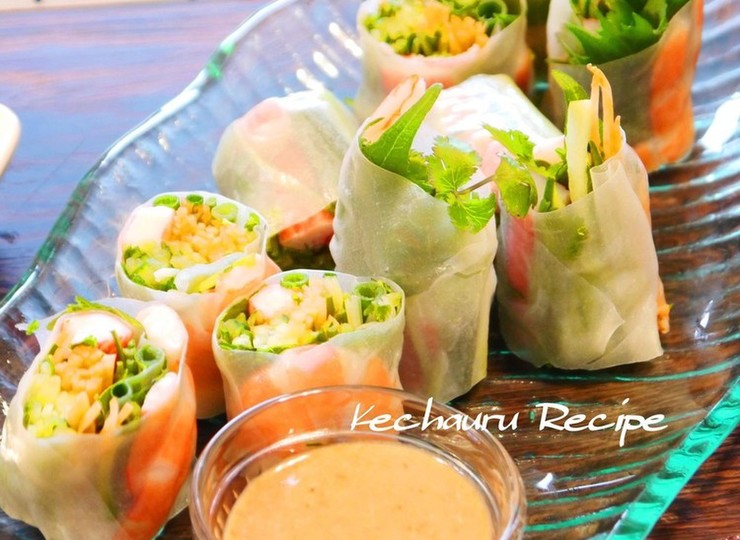 ごまとヨーグルトを使った生春巻きのタレ