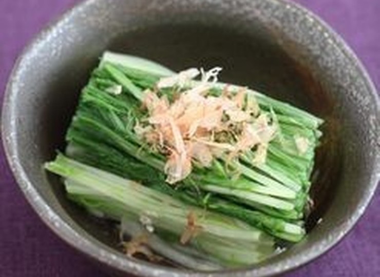 シャキシャキ水菜のおひたし