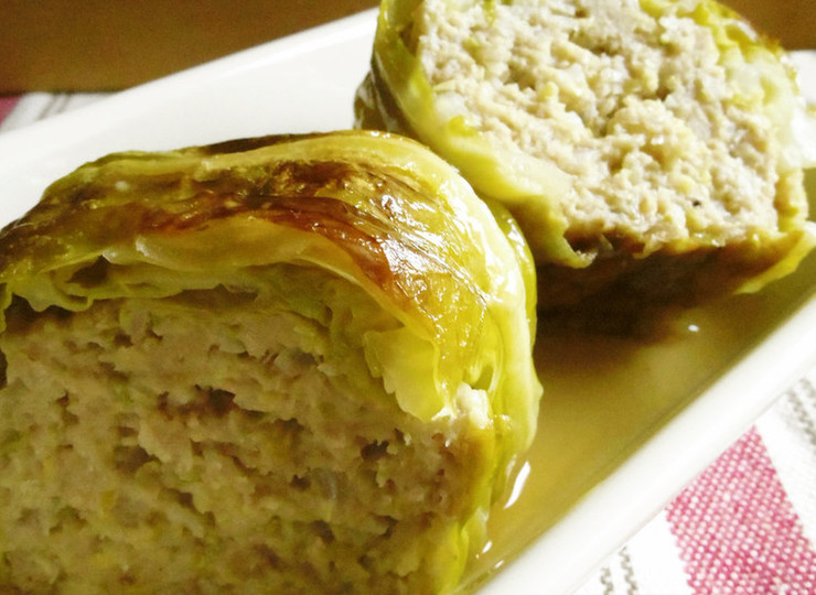 春キャベツ大量消費 ロールキャベツ