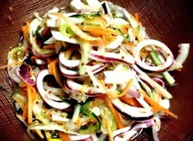 いかと野菜のマリネ