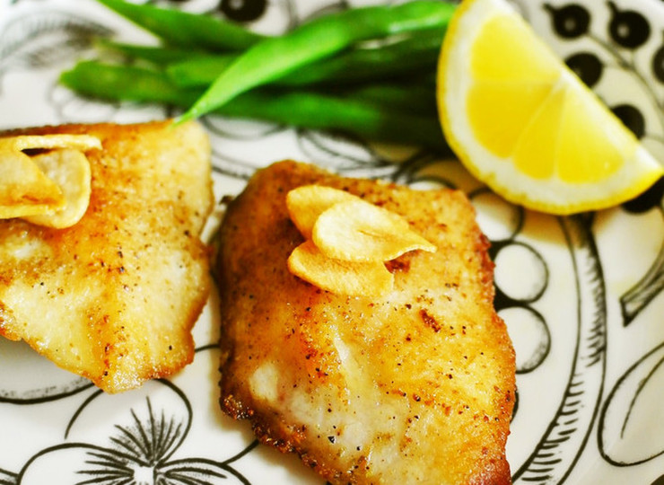 ブリの山椒オリーブオイル焼き