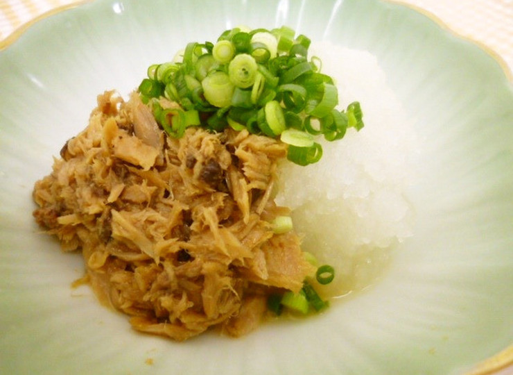 カツオフレークとおろし大根