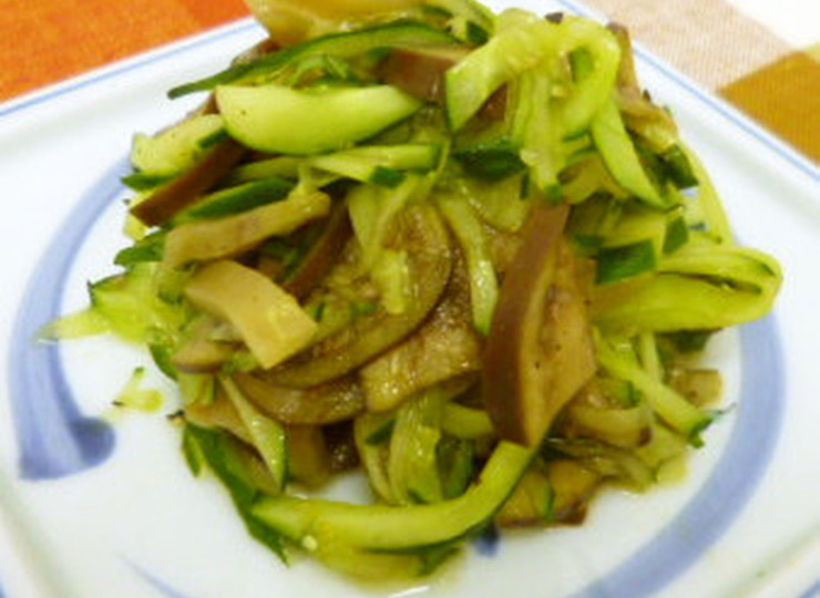 搾菜と野菜の中華風和え