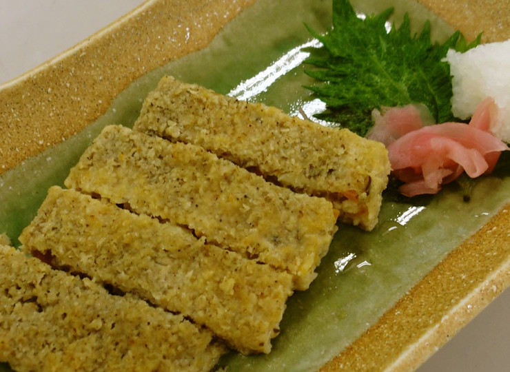 松風焼と付合せ